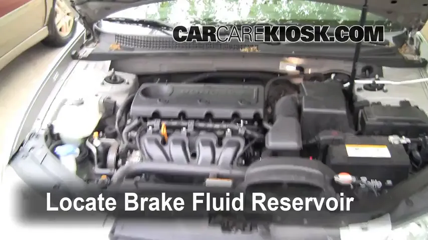 2009 Hyundai Sonata GLS 2.4L 4 Cyl. Brake Fluid